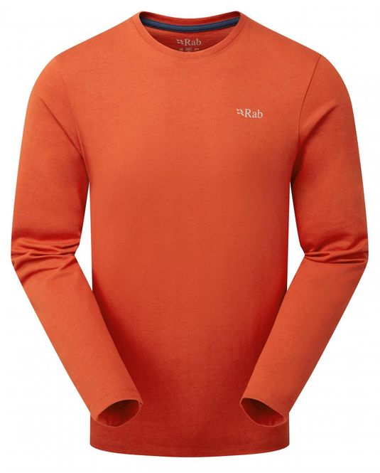 Hovedbilde Rab Basecamp 3 Peaks Ls Tee Rcy Red Clay