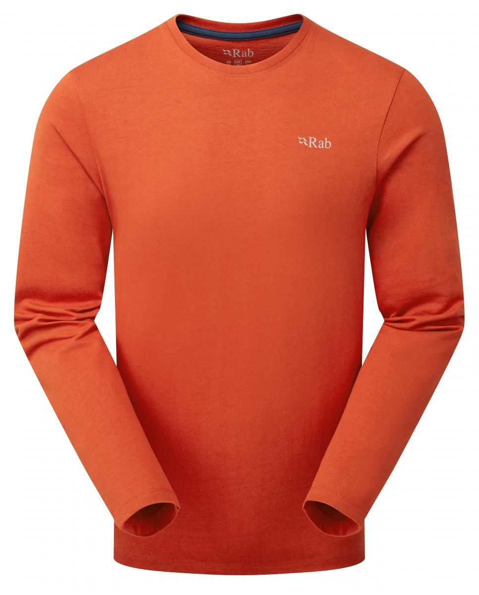 Rab Basecamp 3 Peaks Ls Tee Rcy Red Clay