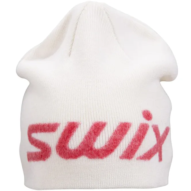 Hovedbilde swix logo beanie kvit