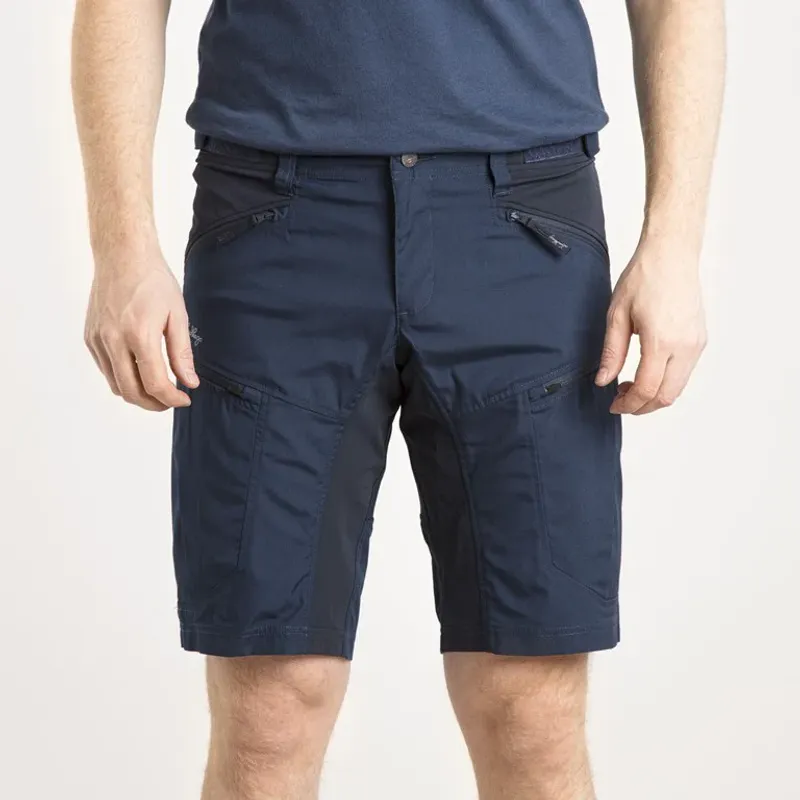 Lundhags Makke II stretch hybrid turshorts Herre light navy