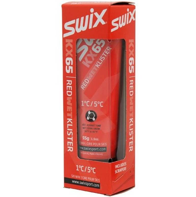 Swix KX65 Red Klister, 1C to 5C