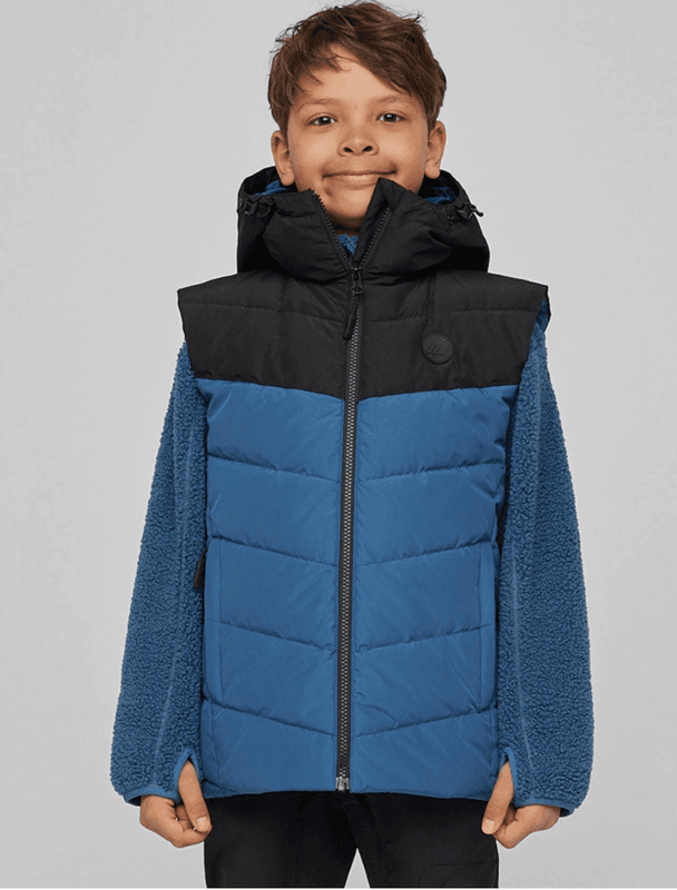 Skogstad Alvøyna, vest dun vest, Ensign Blue