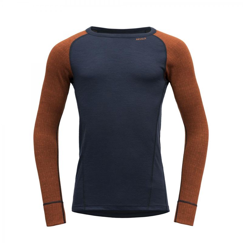 Devold Duo Active Merino 205 Shirt Man Flame/Ink