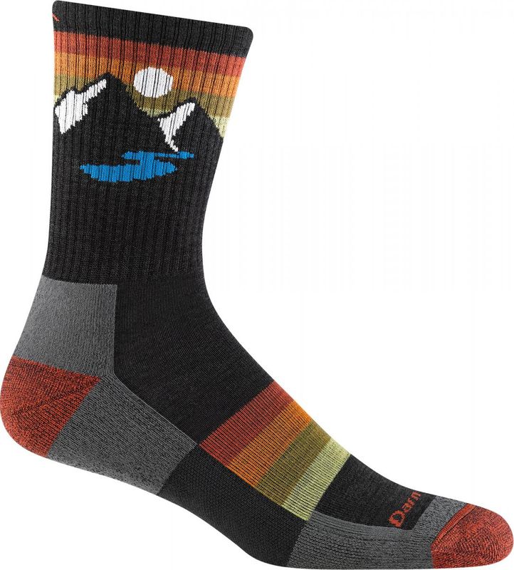 Darn Tough Sunset Ridge Micro Crew Lw (M) Sunset